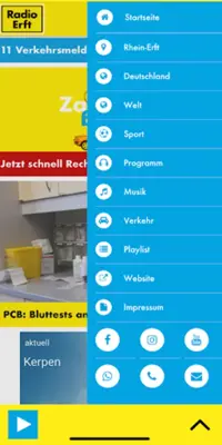 Radio Erft android App screenshot 2